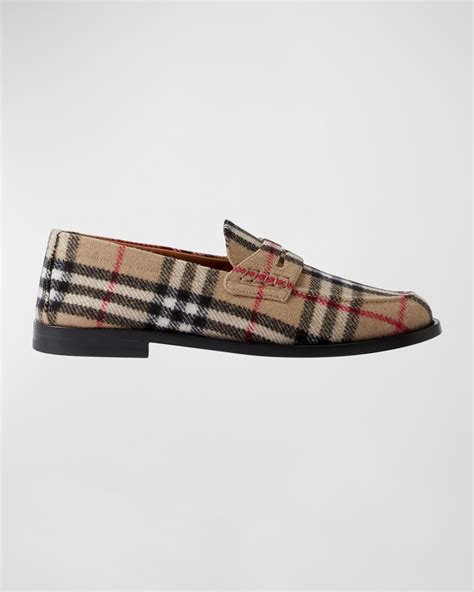 burberry canvas loafers|burberry loafers sale.